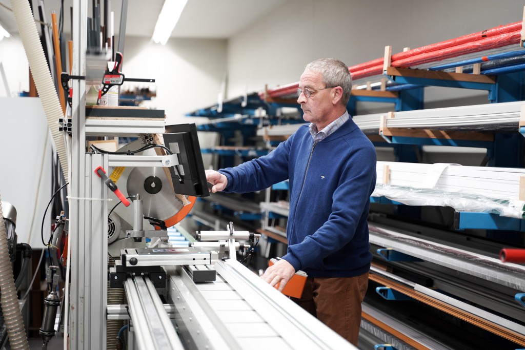 Werner Blum bei der Arbeit